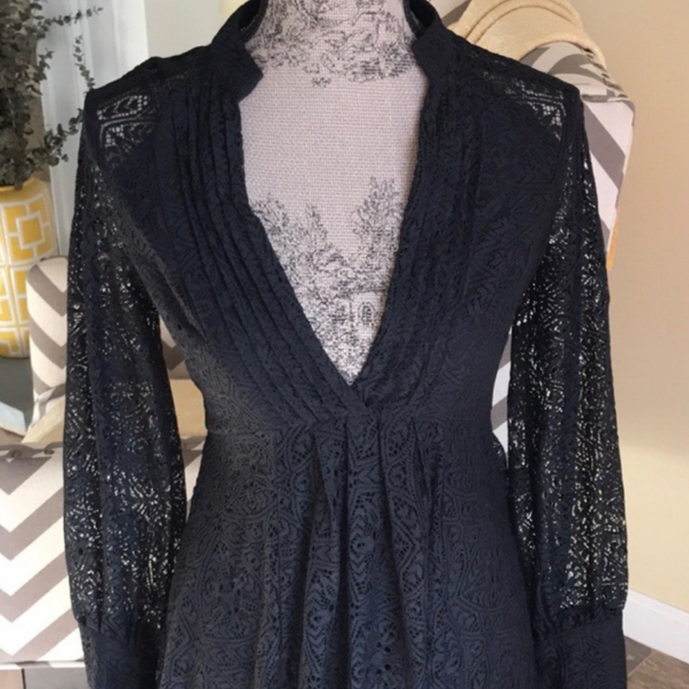 Free People black lace dress
